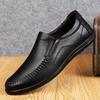 Men's Shoes Autumn New Cowhide Foot Cover Men's Loafers One-pedal Casual Leather Shoes Men's Lazy Driving Shoes