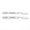 2Pcs Front Bumper Repair Metal Plate Buckle Broken Opening Rotten Buckle Repairer Bracket For Jade 2013-2020