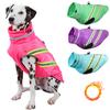 Пальто для собак Водонепроницаемая куртка для домашних животных Зимняя теплая одежда для собак Светоотражающие флисовые пальто для холодной погоды Уличная ветрозащитная одежда для маленьких, средних и больших собак