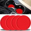 Pads Car Accessories Non-Slip Mat Flower Teacup Car Cup Mat Car Coasters Coaster Drink Coaster