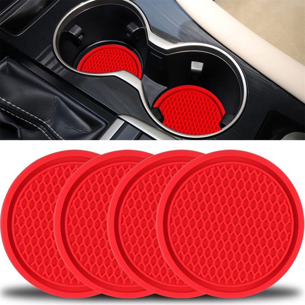 Pads Car Accessories Non-Slip Mat Flower Teacup Car Cup Mat Car Coasters Coaster Drink Coaster