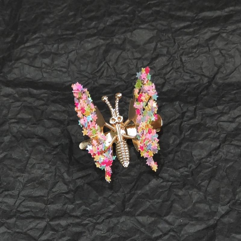 Заколка для волос «Крылья бабочки» для девочек - Новый корейский стиль, аксессуар для простых причесок