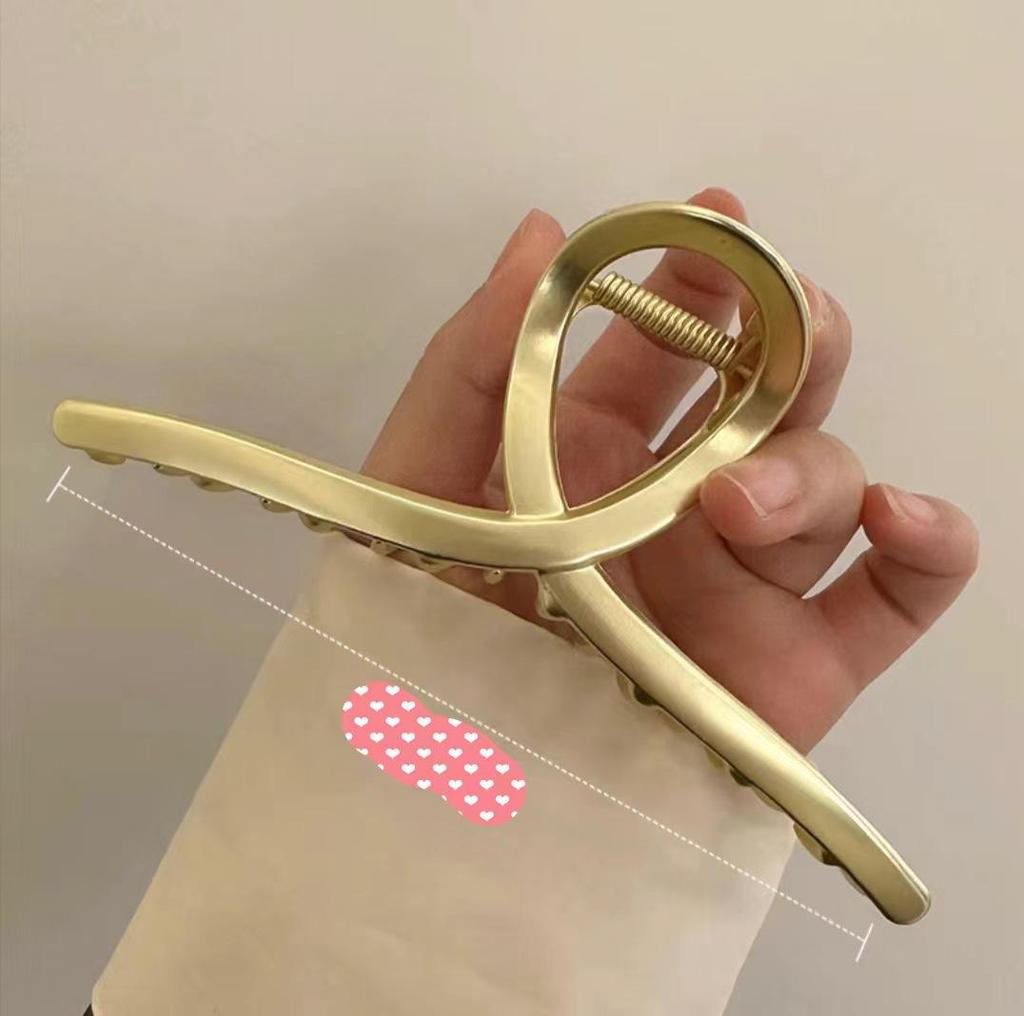 Премиальная металлическая заколка для волос «Акула» для женщин - Большая летняя заколка для волос, Уникальный дизайн