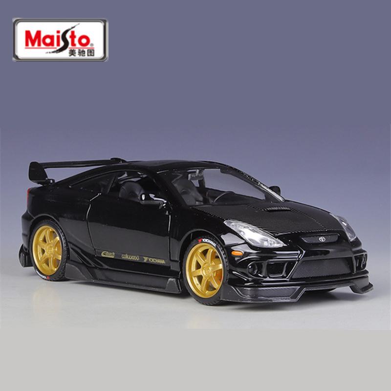 Maisto 1:24 Toyota Celica GT-S Alloy Miniature Car Model Diecast Metal Scale Car Model Collection Children Toy Vehicles Gift