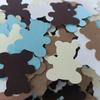 100Pcs/Pack Cream Brown Bear Baby Shower Favor Table Scatter Confetti