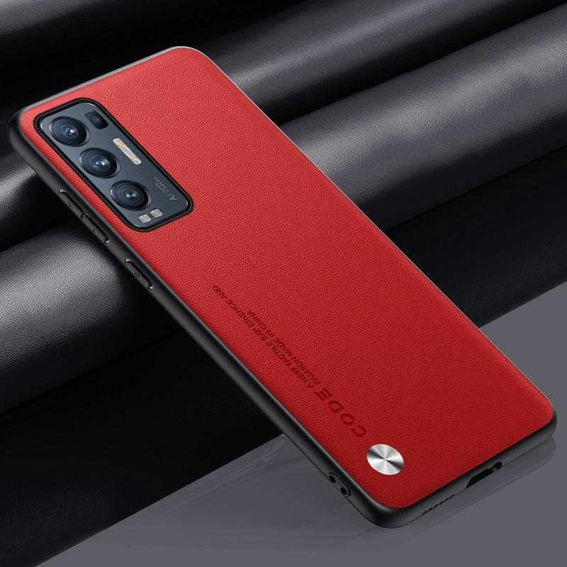 Роскошный чехол из искусственной кожи для OPPO Reno 5 Pro Plus Reno5 Pro+, задняя крышка, матовый силиконовый защитный чехол для телефона OPPO Find X3 Neo