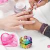Nail Art Dappen Dish with Lid Acrylic Powder Container Holder Liquid Love Heart Square Flower Octagonal Faux Crystal Glass Cup Bowl