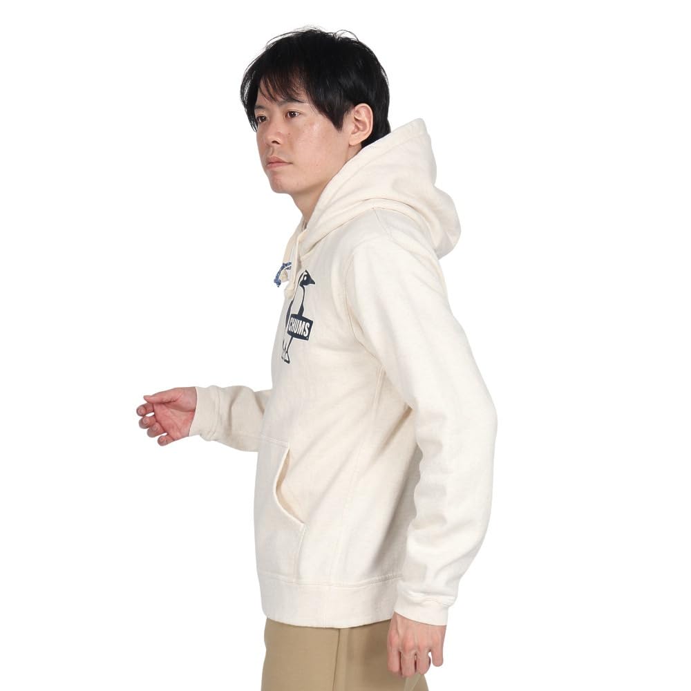 Толстовка с капюшоном Booby Logo Zip Parka x Navy [Chums] Мужская H/Natural