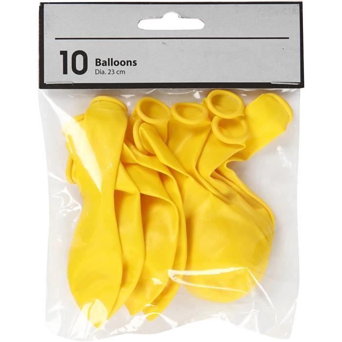 Ballons - HAPPY MOMENT - 59170 - Jaune - Hélium - Gonflés 4 heures