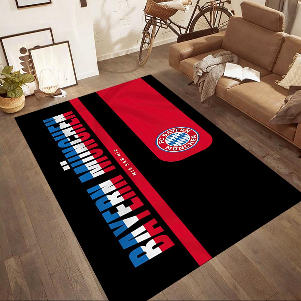 Bayern Munich Floor Mat Design for Entryway Living Rooms Playrooms Decorate room Antislip Carpet Anime Office Decor Perfect Gift for Friends & Family