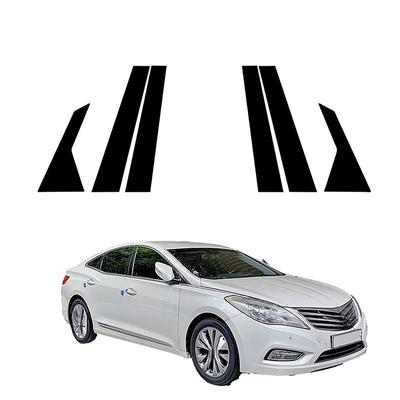 6 шт./компл., наклейки на оконные стойки автомобиля, наклейки, подходят для Hyundai Grandeur HG 2012-2017/Azera 2012-2017