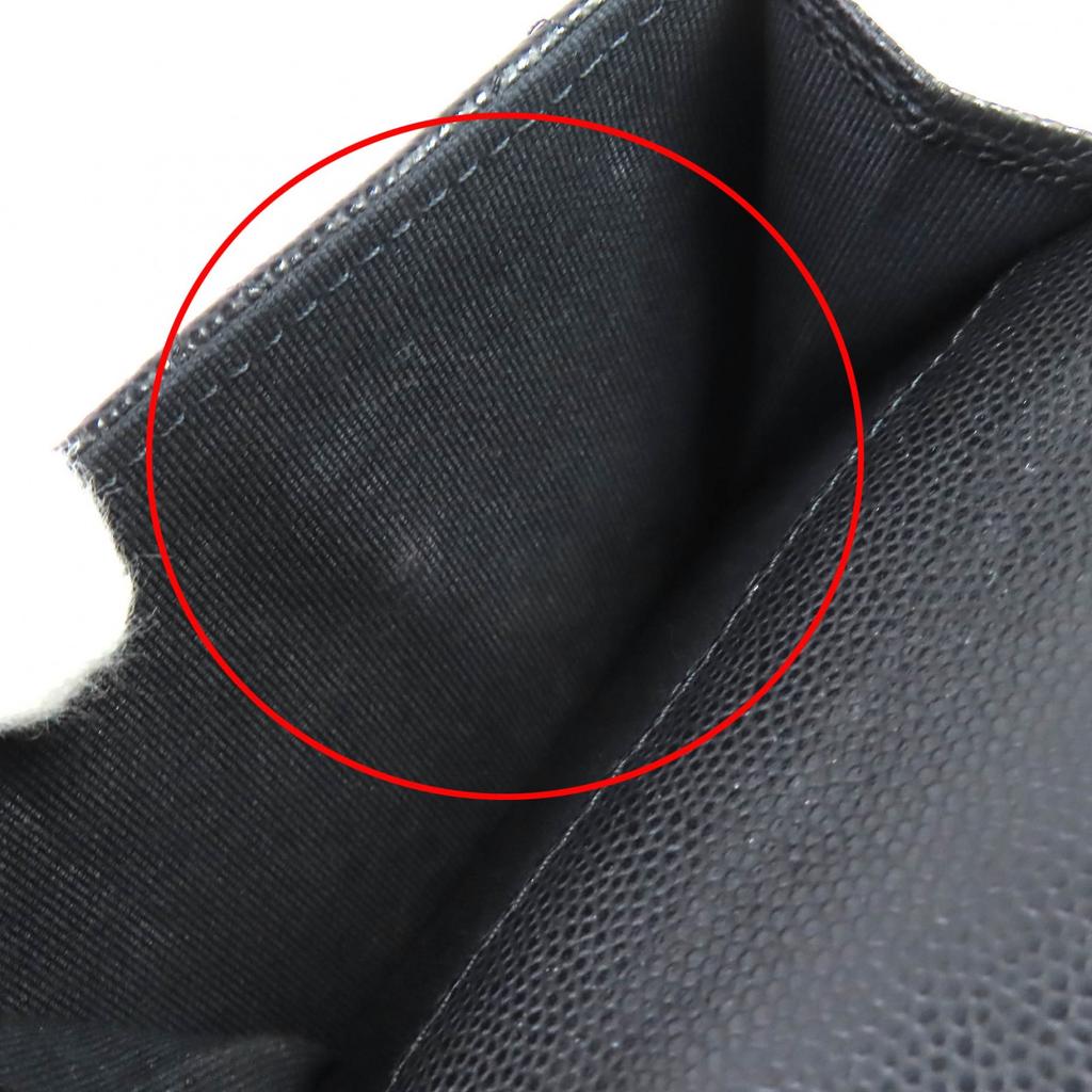 Great CHANEL COCO Mark Matelasse Small Flap Wallet Caviar skin AP4173 Used