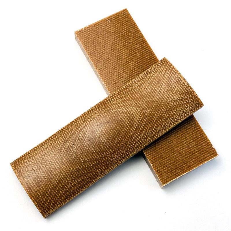 1pieces Flax Micata Knife Handle Material Template Board for DIY Knife Handle Making Material Craft Supplies 120x40x5mm