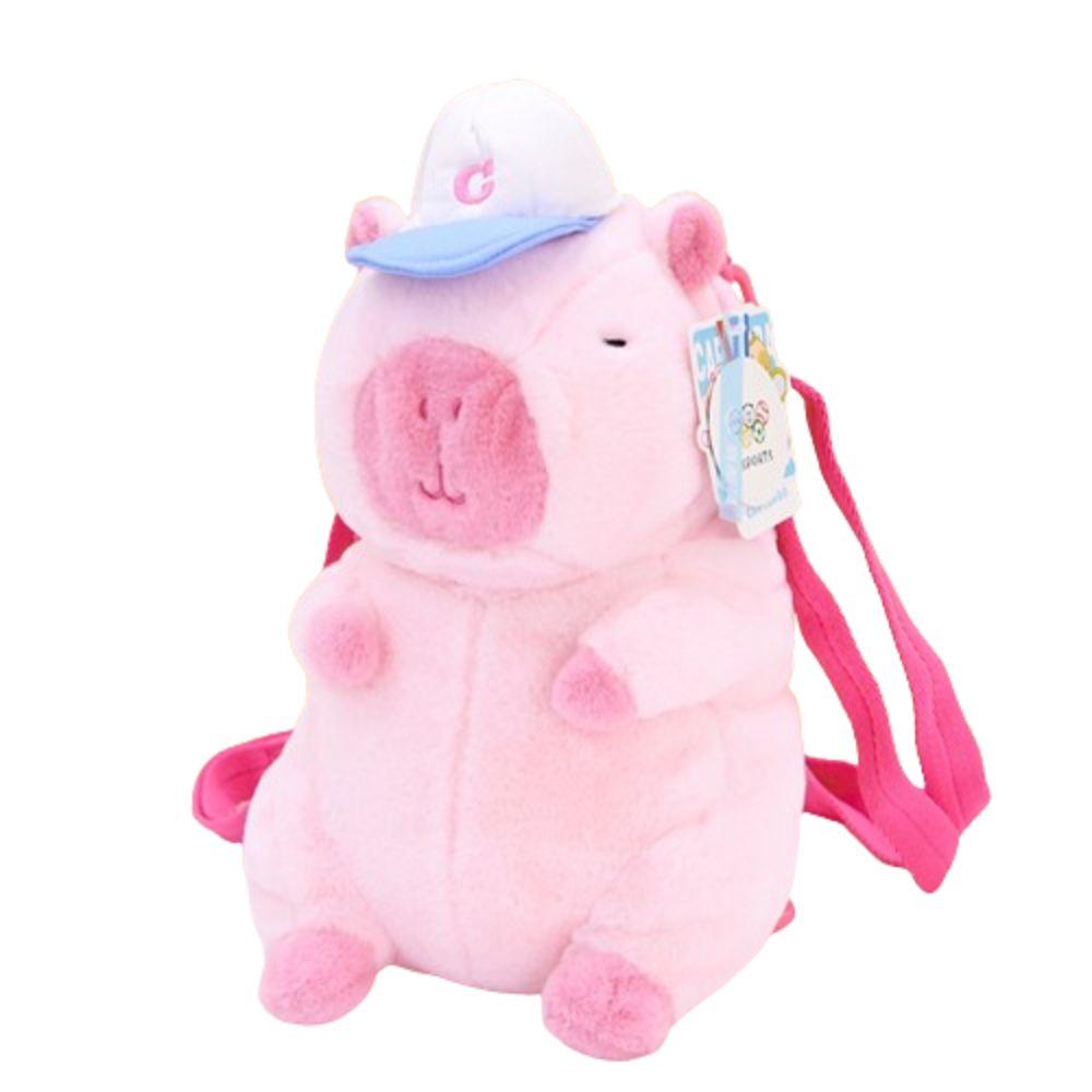 Stuffed Sports Capybara Plush backpack Animals Doll Capybara Crossbody Bag  Couple