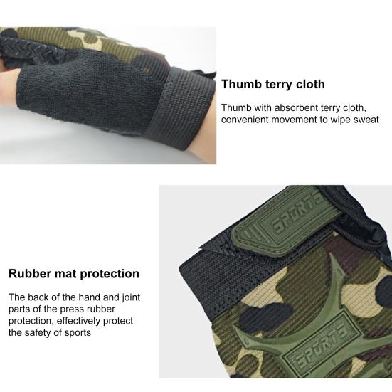 1 пара детских полупальцевых перчаток, противоскользящие спортивные варежки, большие нескользящие эластичные мягкие перчатки