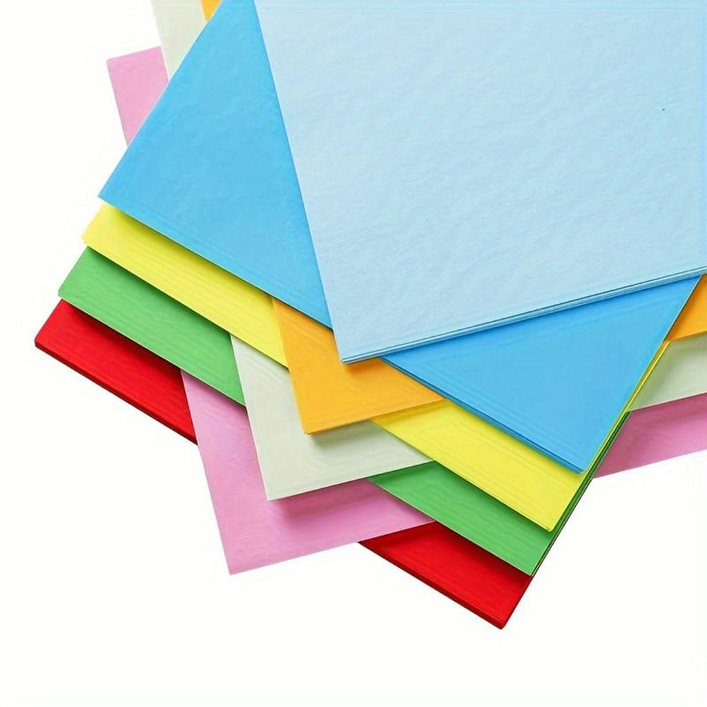 100 листов цветной бумаги для оригами, квадратная ручная работа, оригами, журавль, материал, студенческая просветительская обучающая бумага, учебные принадлежности