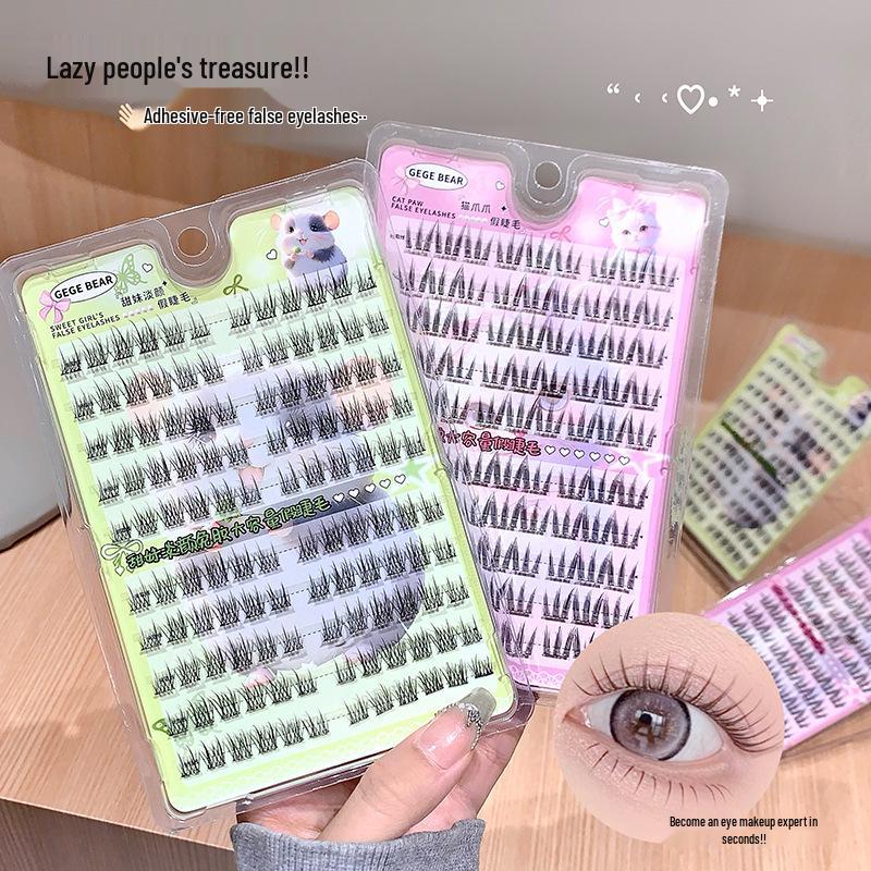 Самоклеящиеся 3D накладные ресницы серии «Животные» от Gege Bear для начинающих