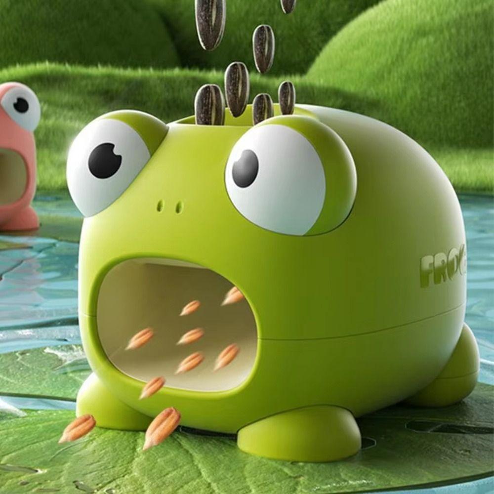 Frog Shaped Melon Seed Sheller Cartoon Design Automatic Shelling Machine  Nut Lovers
