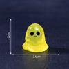 Luminous and Funny Little Ghost Figurine Decorative Accessories, Mini Micro-landscape Desktop Ornaments