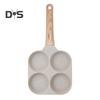 Сковорода с 4 отверстиями, антипригарное покрытие, сковорода для омлета, стейка, утолщенное дно, посуда для приготовления завтрака, сковорода для яиц, бургеров