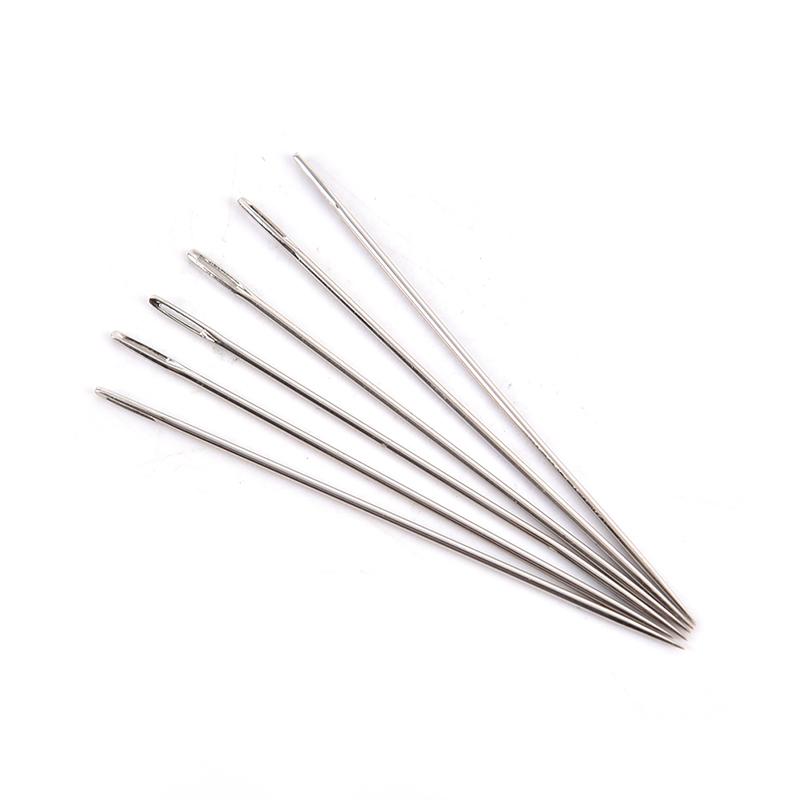 25 шт., иглы для шитья из нержавеющей стали высокой твердости, иглы для шитья крестом, иглы для одежды