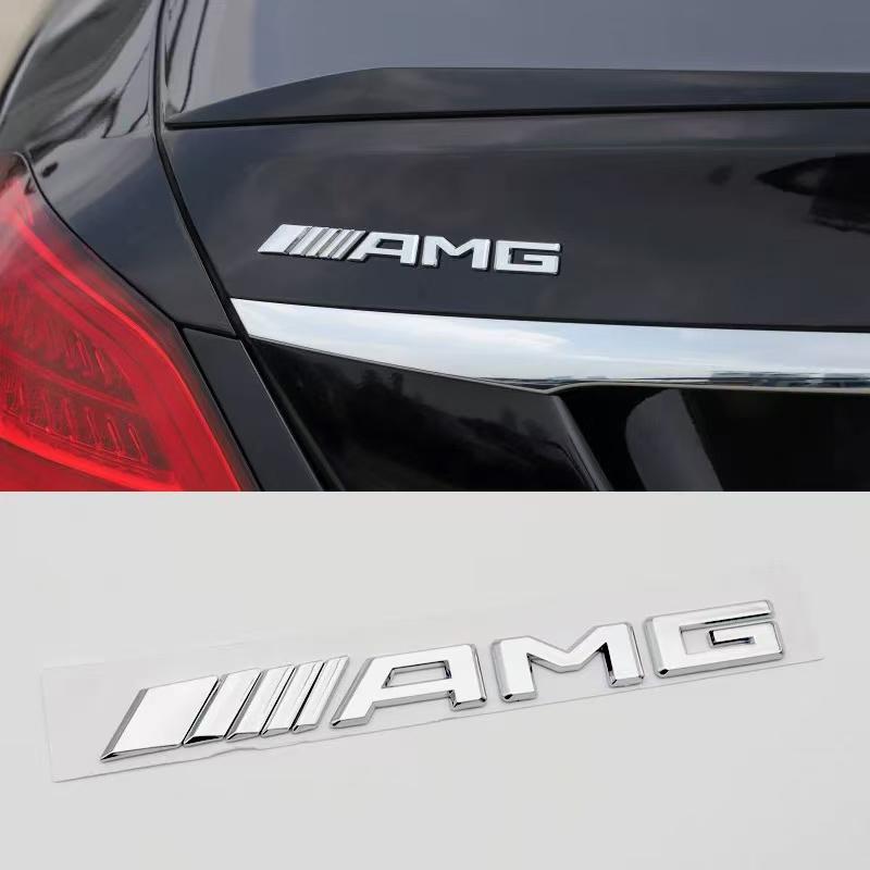 1Pcs 3D Metal Stickers NJRJ5 Car Body Trunk Decal For Mercedes Benz AMG W203 W205 W206 W211 W220 W212 W201 W210 W108 W168 W176 W124