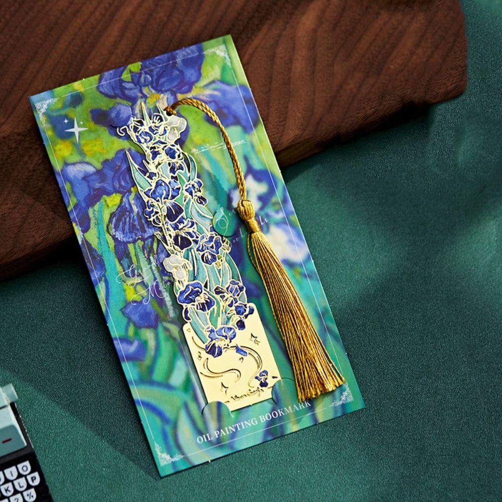 with Tassel Metal Hollow Bookmark Exquisite Reading Stationery  Book Lovers