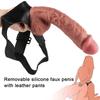 Женский фаллоимитатор с ремешком, реалистичный пенис, страпон на присоске, фаллоимитатор, секс-игрушки для женщин-лесбиянок, мягкий силикон