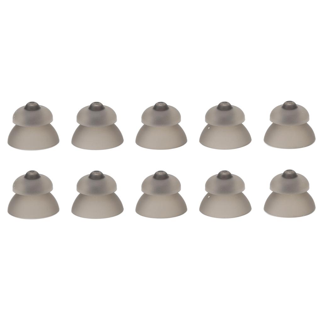 10 шт. Усилитель звука Вкладыши Силиконовые Слуховой аппарат Вкладыши Наконечник Двухслойные Открытые для Повреждения слуха для Замены