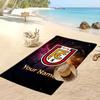 Union Berlin FC Personalized Printed Beach Towel Soccer Logo Support Custom Name Text Absorbent Towel For Sport Travel Special Gift