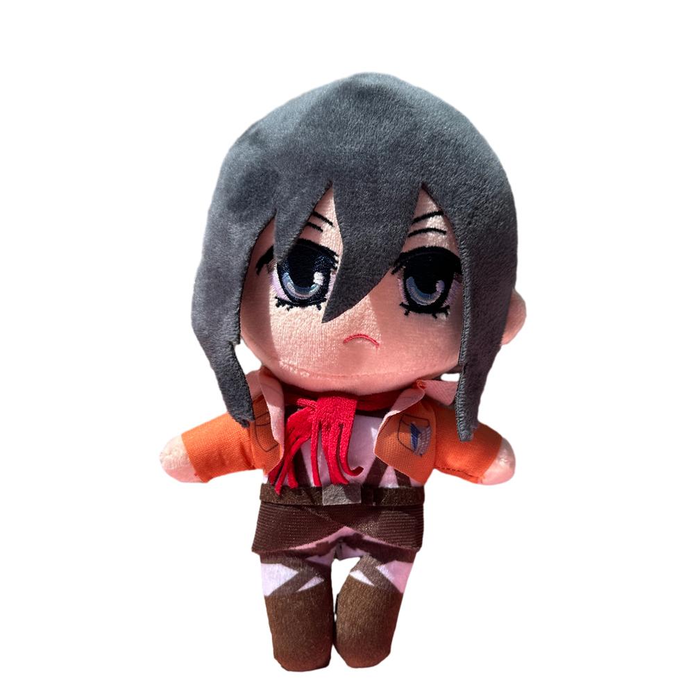 20Cm Anime Attack On Titan Plush Toys Doll Kawaii Cute Soft Stuffed Plush Pillow Levi Eren Mikasa Stuffed Doll Gifts For Kids