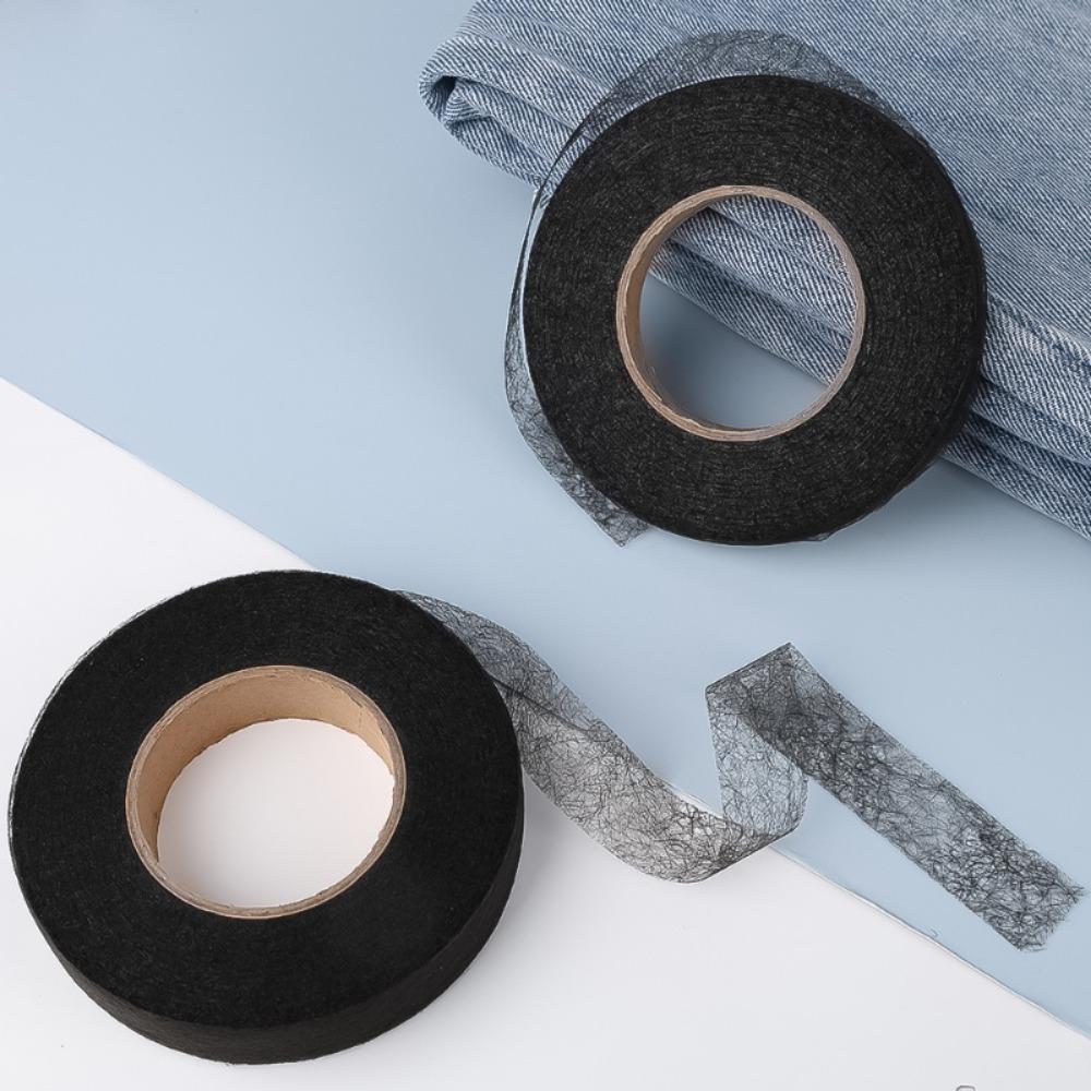 50M Double-Sided Non-Woven Interlining Adhesive Tape Iron On Hem Tape Edge Shorten Repair Pants For Hats Clothes Diy Sewing Tool