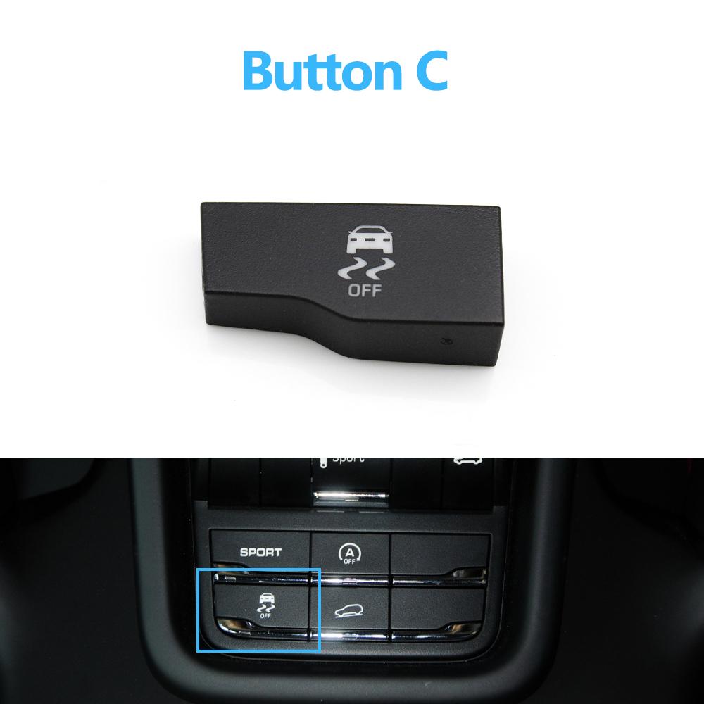 Передняя консоль, кондиционер, температура вентиляции, объем кнопки переменного тока, колпачки для Porsche Cayenne 7P5 Panamera 970 Macan