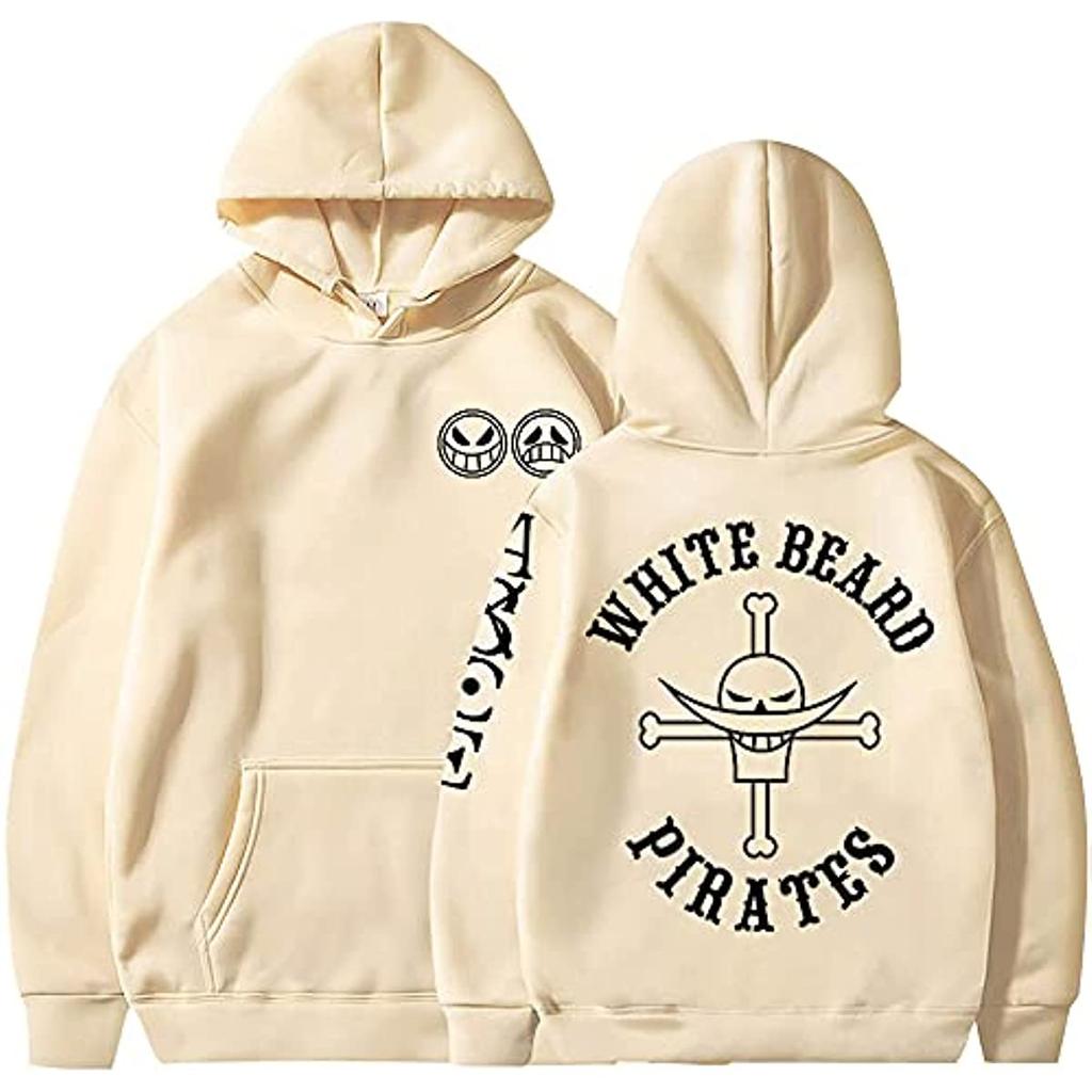 One Piece Monkey D. Luffy Printed Sweatshirt For Mens Casual Loose Soft Warm Hoodies Harajuku Fashion Women Hooded Streetwear