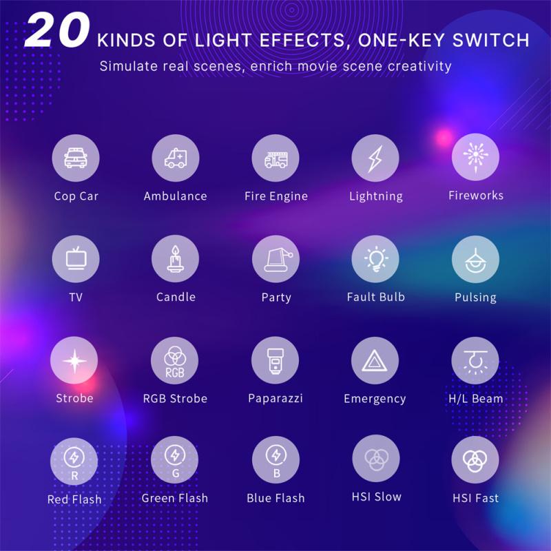 Vl120 Rgb Мини Карманный светодиодный заполняющий светильник Портативный полноцветный портативный светильник для фотосъемки