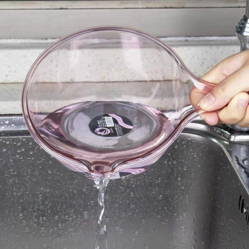 Совок для мытья головы, большой ковш для воды, прозрачная ложка для воды для ванны, домашний ковш для воды