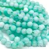 Zhiyue Амазонит Халцедон Светло-зеленые Круглые Бусины для Изготовления Ювелирных Изделий