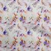 oneOone Cotton Flex Multicolor Fabric Abstract Watercolor Floral Fabric For Sewing Printed Craft Fabric By The Yard 40 Inch