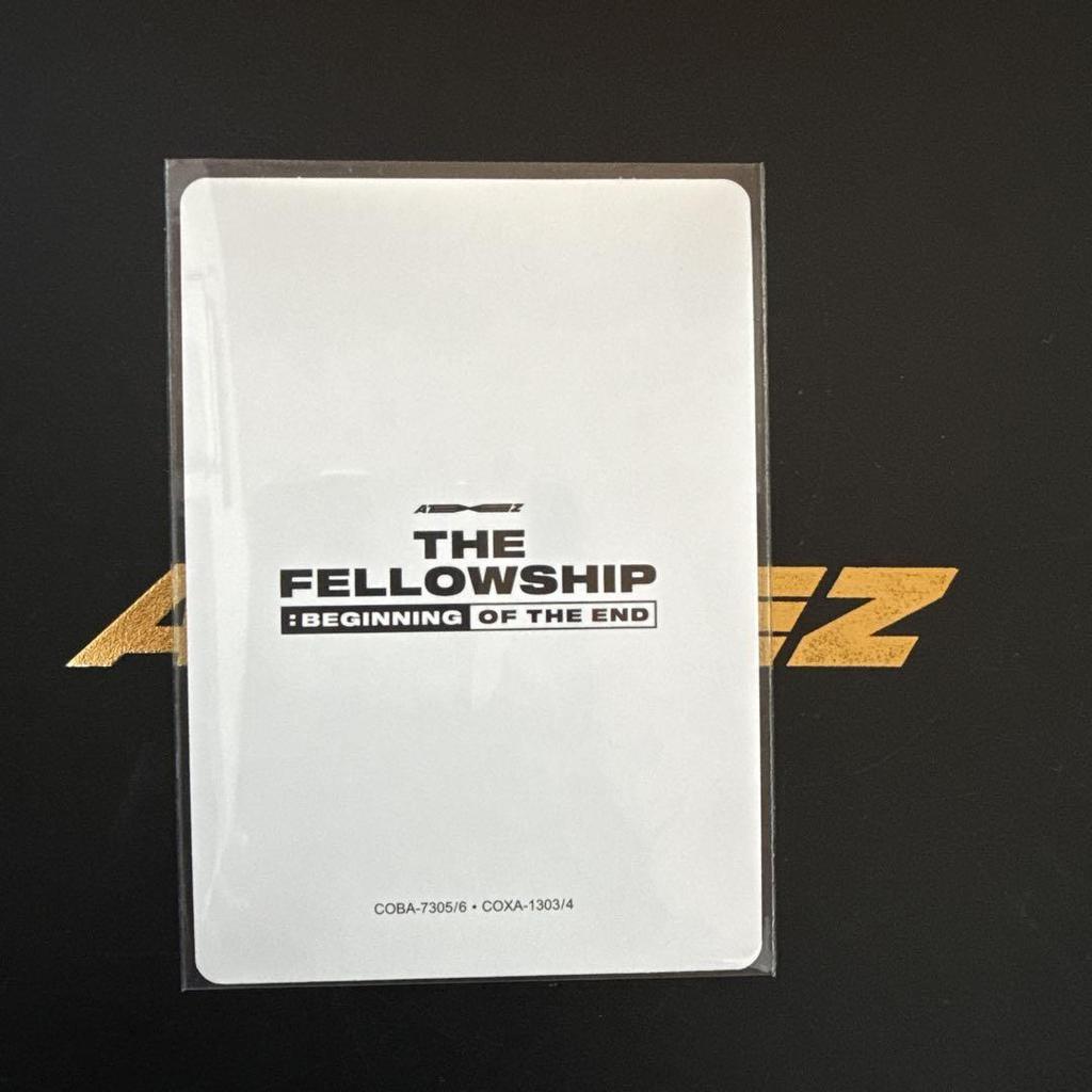 [USED] ATEEZ Seonghwa Blu-ray trading card