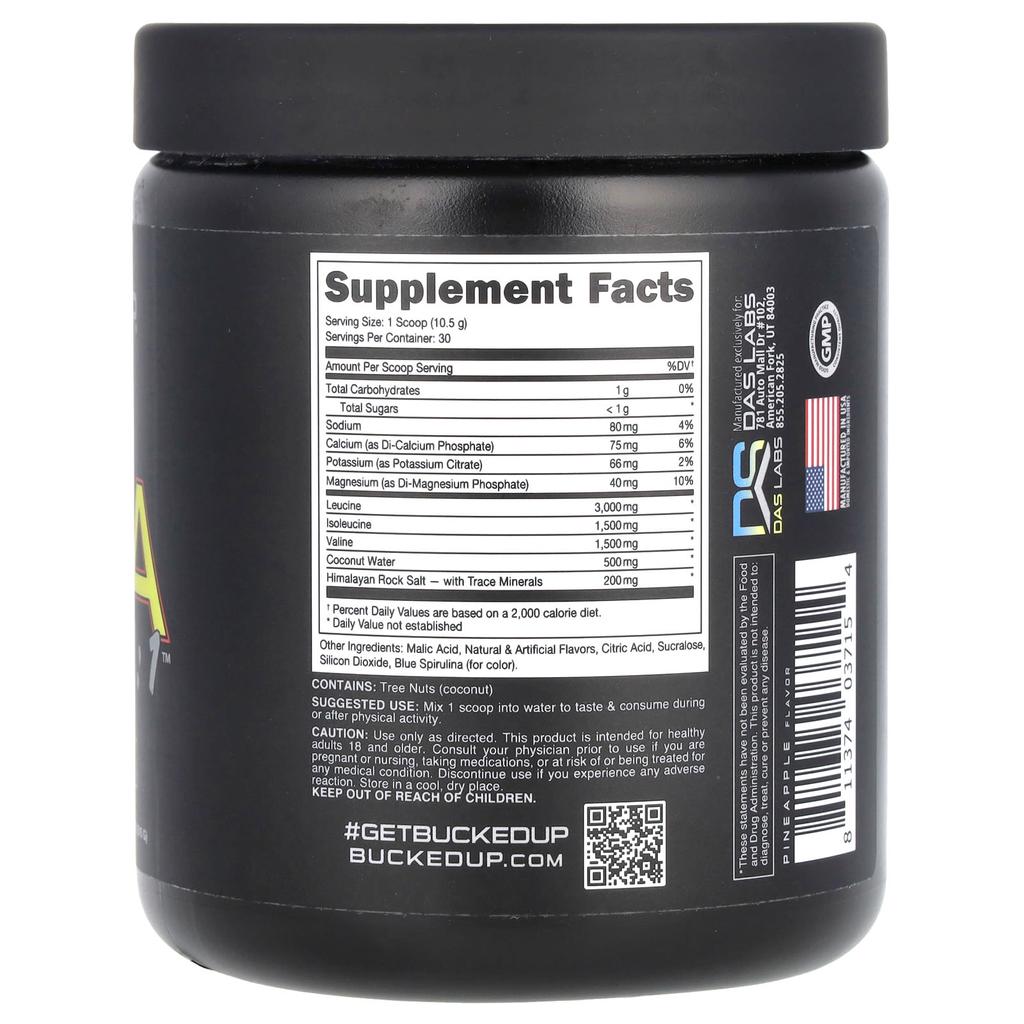 Original Bcaa 2:1:1, Blue Pineapple, 315G (11.1Oz)