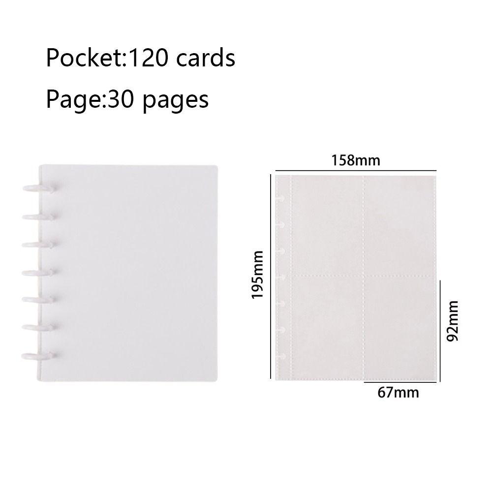 Multi-pockets Photo Album Kpop Loose-leaf Binder New Idol Cards Collect Book  Star Chaser