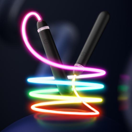 280 см скакалка с подсветкой, USB аккумуляторная, меняющая цвет, светодиодная скакалка, не запутывается, для начинающих, детей, взрослых, фитнес-тренировка, скакалка