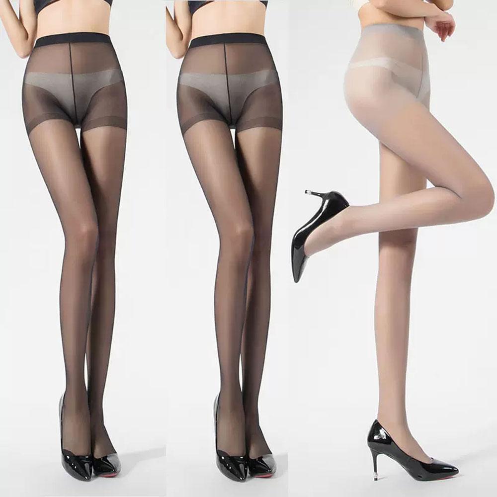 Женские прозрачные чулки, нейлоновые сверхтонкие офисные колготки, сексуальное женское белье, вечерние летние колготки Y2k, блестящие колготки для девочек, 3 пары/компл.