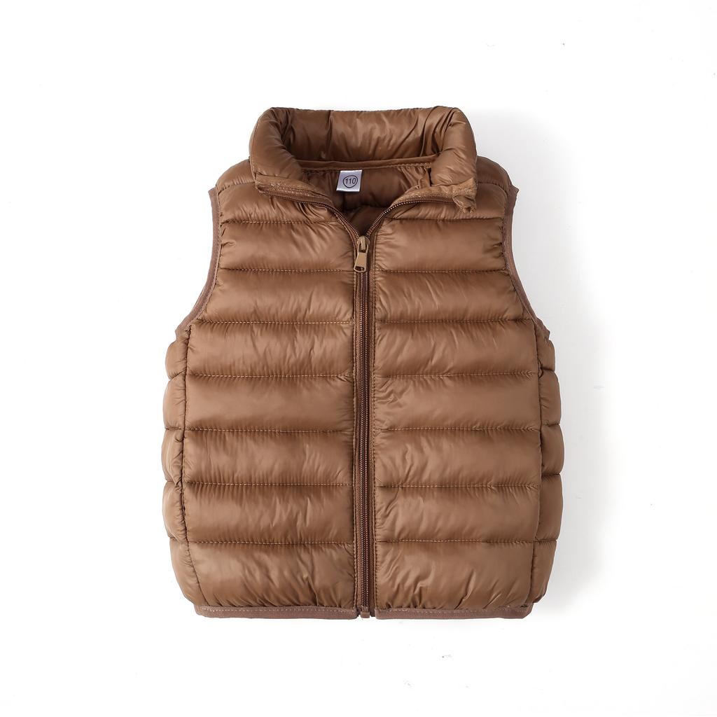 Childrens Winter Clothing Vest Spring and Autumn Outwear Boys and Girls Warm Vest