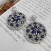 Sace Gems Кулон для женщин, стерлинговое серебро 925 пробы, 3*4 мм, сапфировый кулон, ожерелье, свадебная вечеринка, ювелирные изделия, подарки