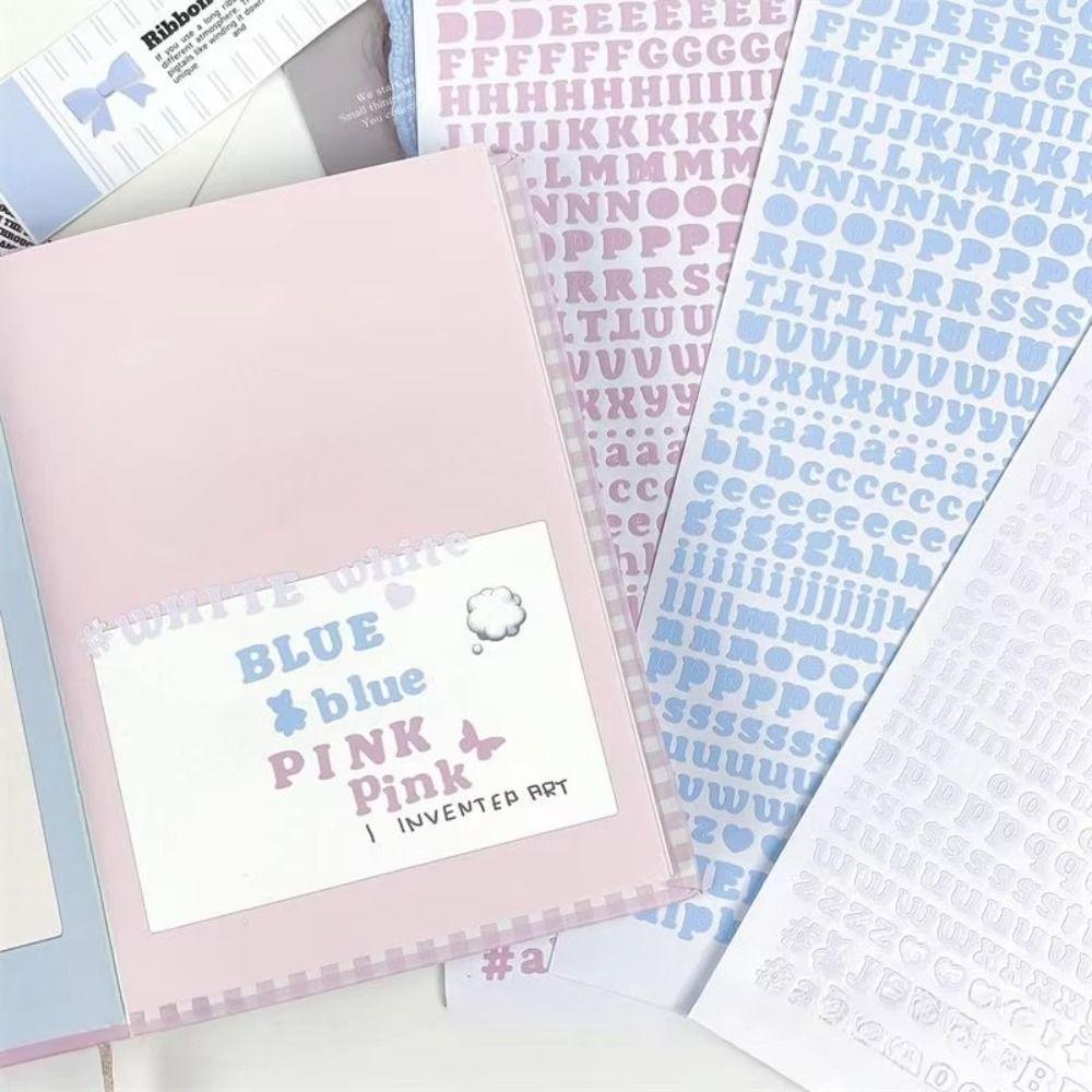 New Ins Letter Sticker DIY Cute Scrapbooking Colored Decorative Stationery