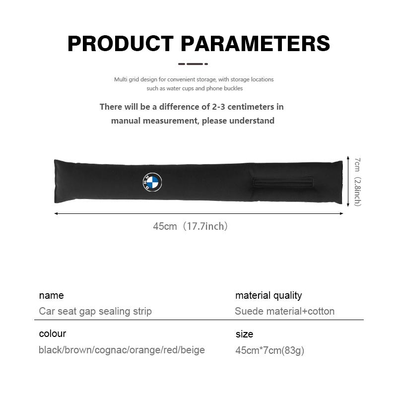 2026 Hot For BMW Car Seat Cushion Gap Filling Auto Accessories E90 E60 E46 E39 F30 F10 E87 X3 X4 X5 X1 G30 G20