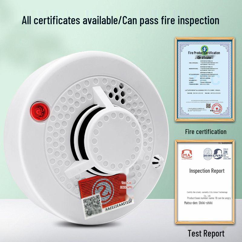 3C Certified Standalone Smoke & Fire Detection Alarm for Commercial and Household Use