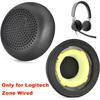 1Pair Protein Leather Headphone Ear Pads for Logitech Zone Wired Noise Cancelling
