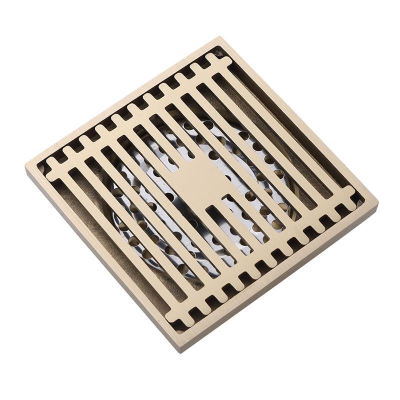 Factory Solid Brass Shower Drain Bathroom Floor Drain